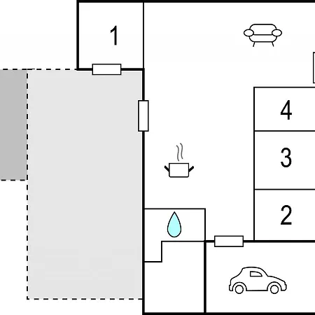 Дом отдыха Four-bedroom Holiday In *